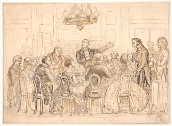 Le toast du nouveau chevalier