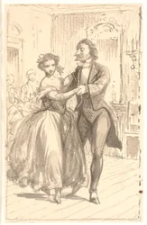 Le premier couple au bal