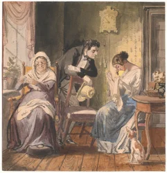 Une visite (Une visite de la vie quotidienne)
