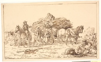 Scène de récolte