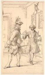 Jepser compare le dos de Jacob von Thyboe à une tige de vigne