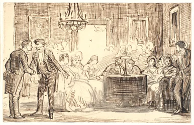 Scène de société à Copenhague