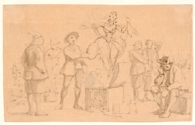 Peder Paars 1. Livre 2. Chant. Vénus sort de la boîte