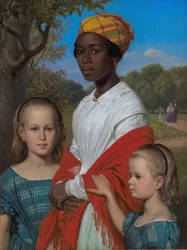 Portrait des deux filles d