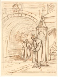 La sentinelle à la porte du château