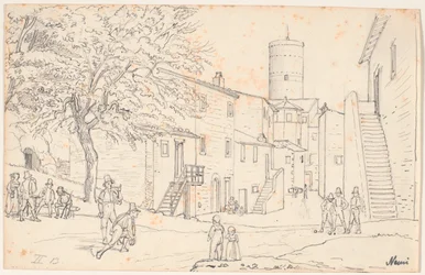 La Place à Nemi