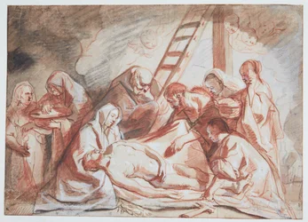 Trois études de pêcheurs napolitains gesticulant