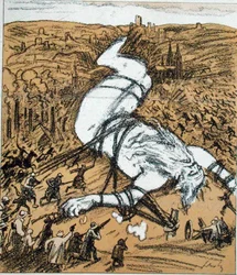 Père Rhin, caricature de l
