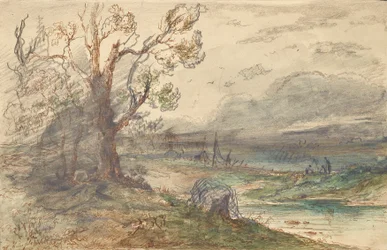 Paysage au bord de la rivière