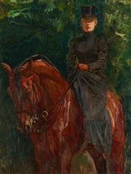 Cavalière (Ida Görtz à cheval)