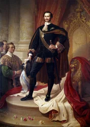 Portrait en pied de Maximilien II Joseph (1811-1864), roi de Bavière