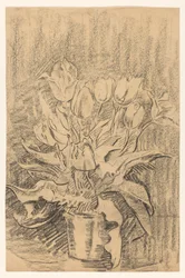 Vase avec des tulipes