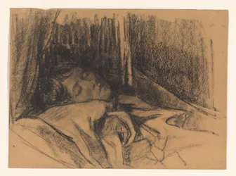 Femme de Wilhelmus Johannes Steenhoff, au lit