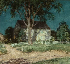 Old Homestead Connecticut, vers 1914 (huile sur toile)