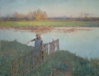Coucher de soleil à Grez