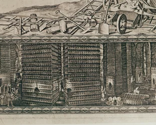 Les mines de sel de Wieliczka, près de Cracovie, produisaient environ un tiers des revenus des rois polonais ... (gravure)