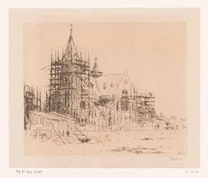 Église en construction