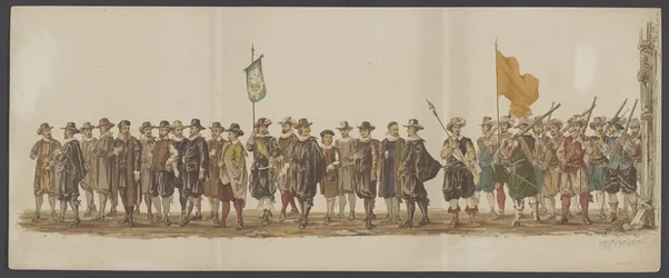 Défilé de Delft de 1862, septième et huitième groupe
