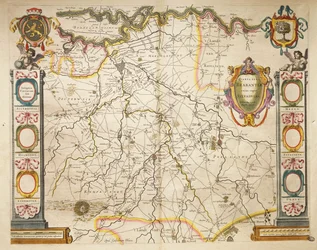 Brabant, extrait de Theatrum Orbis Terrarum par Willem Bleau, Amsterdam