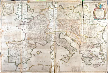 Europe et Asie occidentale, dans "Theatrum Orbis Terrarum, sive Atlas Novus" de Willem Blaeu, Amsterdam
