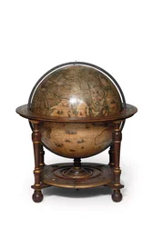 Grande paire de globes de bibliothèque, le terrestre 1645/48, le céleste après vers 1630