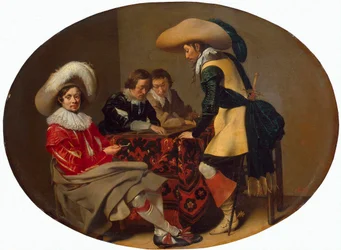 Joueurs de tric-trac, vers 1630
