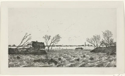 Rupture de digue à Dreumel, 1855