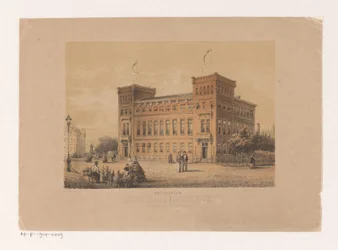 Maison des marins sur le Kadijksplein à Amsterdam