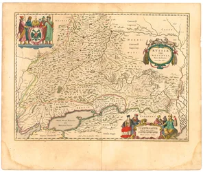 Carte de la Russie De : Theatrum Orbis Terrarum..., 1645