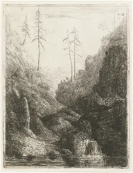 Paysage rocheux