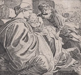 La Sainte Famille au repos