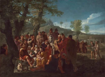 Saint Jean-Baptiste prêchant, vers 1665