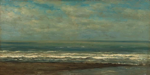 Paysage marin près de Heijst, vers 1868 (huile sur toile)