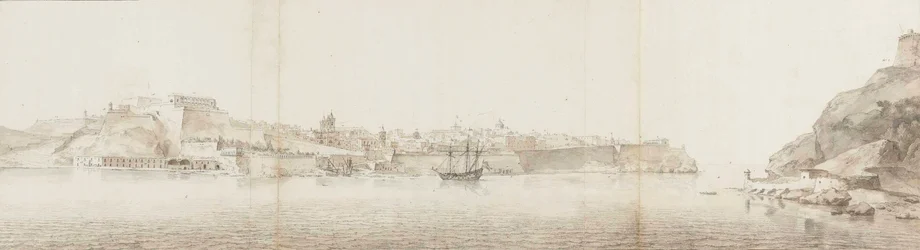 Vue de La Valette sur l