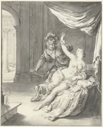 Tarquinius menace Lucrèce
