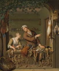 Le vendeur de volaille