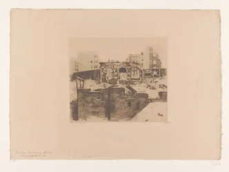 Vue des ruines de Post Street, San Francisco