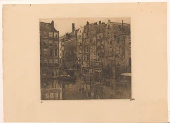 Oudezijds Voorburgwal et Oudezijds Kolk à Amsterdam