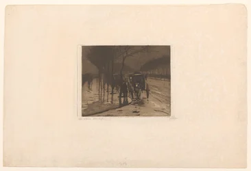 Voitures en attente sur le Victoria Embankment à Londres