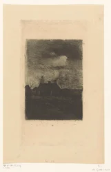 Ferme au crépuscule