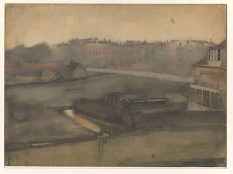 Vue près du parc Ooster à Amsterdam