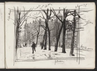 Vue de la Nieuwezijds Voorburgwal avec le Palais royal