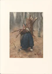 Ramasseuse de bois