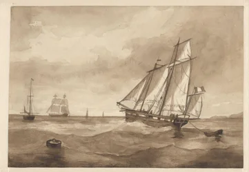 Navires en mer