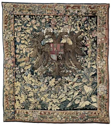 Tapisserie avec les armes de l