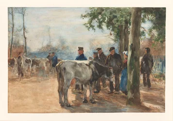 Le marché aux bestiaux