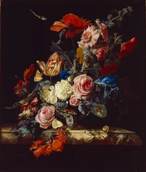 Un vase de fleurs, 1663