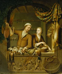 Les vendeurs de volaille, 1727