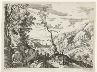 Paysage avec Juda et Tamar (Italiaanse landschappen)