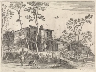 Paysage avec Tobie et l